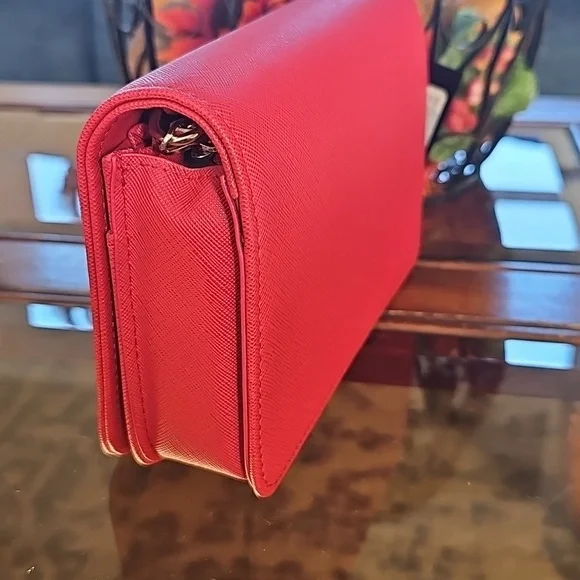 Bebe Vibrant Red Crossbody Bag - Picture 3 of 7